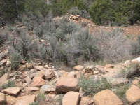 Sand Pueblo - there's not much left but rocks